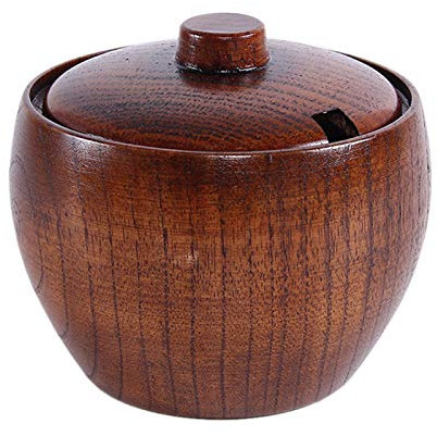 Hermosiey Lata de maciza, lata de azúcar, sal, pimienta, , lata japonesa con tapa y herramienta de cocina