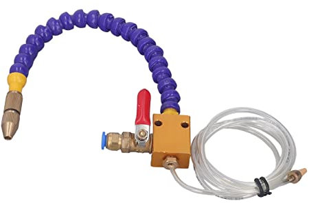 Respicefinem Nebel Kühlmittel Schmierung Spray System Kit Flexible Einstellbare Kühlung für CNC-Drehmaschine Fräsen Bohrer Werkzeuge Steigert die Präzision Schneiden Gravur