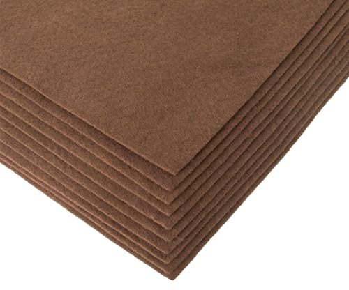 maDDma Bastelfilz Bögen 10er-Pack Flex Filz DIN A4, Stärke 1,5-2mm, Filzplatte, 50 Farben