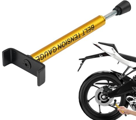 Medidor de Tensión de Correa | Herramienta Precisión Para Cadenas Y Correas De Servicio Ruedas | Equipo Ajustable Prueba Reparación Motocicletas