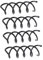 VICASKY 30pcs Hair Coil Tool Set Fixed Clips for Easy Styling for Women and Girls for Hair Braiding and Updos