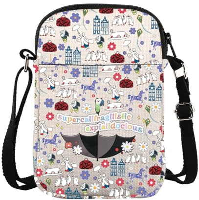 Umbrella Poppins Umhängetasche Supercalifragilistic Expialidocious Messenger Bag Mary Inspired Umhängetasche