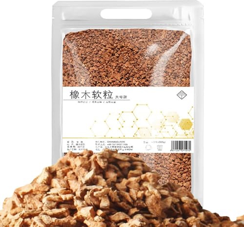 Tana per cincillà Controllo Odori Quercia Sughero Comfort Assorbente | Substrato per Piccoli Animali da Gabbia per Scoiattoli Topi Gerbilli Criceti