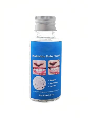 JOVYTH Composites Dentales,Resina Para Dientes,Perlas de Reparación Dental Temporal, Restauración Dental, Partículas de Reparación de Dientes, Dientes Falsos Moldeables,para Prótesis Dientes Rotos