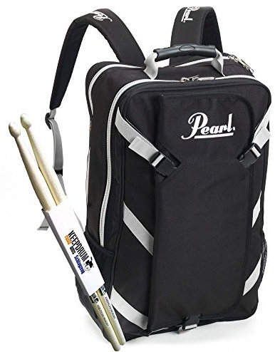 Pearl PDBP-1 Rucksack mit abnehmbarer Stick-Bag + keepdrum Drumsticks