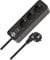 Brennenstuhl Ecolor regleta enchufes con 3 Tomas Corriente (Cable de 1,5 m, con Interruptor) Negro