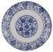 Holst Porzellan Piatto Piano 18 cm Qing Hua Ci, Bianco/Blu, 6 unità