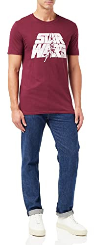 Star Wars Men's Stencil Logo T-Shirt