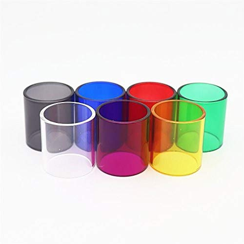 Qingtian-ceg 7 STÜCKE Glastank für melo 2 / subtank mini-c/ijust 2 / Siren 2 22 MM,Frei von Tabak und Nikotin (Bundle : Siren 2 22MM, Color : Multi)