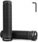 GPMTER Bike Grips, Single Lock-on Bicycle Grips, Silver, Non-Slip Rubber, Fits 22.2mm Handlebar, BMX, Mountain, MTB, Cruiser, Folding Bike