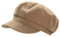 dy_mode Schirmmütze Damen Cord Kappe Ballonmütze Barett Cap - BM110 (BM140-Hellbeige)