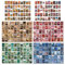 Washi Aufkleber Sticker Set 6Set,300 Stück Scrapbooking Sticker Aesthetic, Washi Scrapbooking Aufkleber, Aufkleber Dekorative DIY Selbstklebende Aufkleber für Scrapbooking Album Notizbuch Journaling