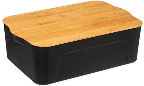 Five - Boite de Rangement avec Couvercle en Bambou 13,5 L