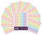 Ashton and Wright - 880 leicht abziehbare Farbcodierungsetiketten – 8 mm Punktaufkleber – Pastellfarben
