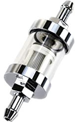 FILU Benzinfilter, Kraftstofffilter (Metallgehäuse) - Ø 6 mm-Anschluß