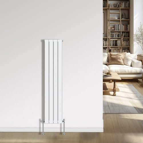 NRG White Radiator 1600x272mm- Single Flat Panel Interior Bathroom Radiators