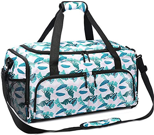 Sucipi Sporttasche Damen Reisetasche Sporttaschen mit Schuhfach & Nassfach Weekender Tasche Wasserdicht für Fitness Sport Training Reise als Gym Bag Schwimmtasche Strandtasche Saunatasche