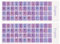PATIKIL 2Pcs Universal English Keyboard Stickers, Replacement English Keyboard Stickers Deep Purple Background with Black Lettering for Computer Laptop Desktop