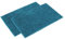 WohnDirect Badematten Set 2 teilig - Petrol 70 x 120 cm - rutschfest & Waschbar - Badvorleger, Badezimmerteppich, WC Vorleger