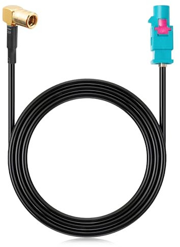 RED WOLF Fakra auf SMB Antenne Kabel DAB Verlängerungskabel Fakra Stecker zu SMB Buchse Antennenadapter RG174 Fakra Verlängerungskabel 120cm