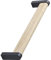 FURNIPART Griff Holz Metall Crossing LA160 - Möbelgriff aus Metall und Holz - Sockel Metall, Griff Holz, Zinkdruckguss schwarz matt, Eiche lackiert