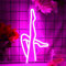 Anywin Sexy Leg LED Neon Lights for Wall Decor, Sexy Wall Night Lights Dimmable USB PoweredPink Neon Signs, Decor for Bedroom Bar Cafe Christmas Birthday Day Party Gift for Friends Adults