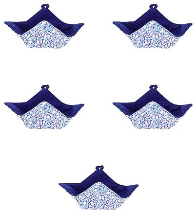 Alipis 5pcs Anti-scalding Heat Insulation Bowl Holder Oven Bowl Cozy Anti-scald Bowl Holder Microwave Bowl Cozy Hot Bowl Cozy Food Bowl Mat Bowl Cover Bracket Sponge Soup Bowl