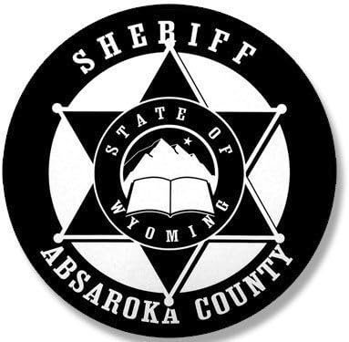 WildeBabsKLBT 11cm Hochwertiger Auto-Aufkleber Sticker Decal Autoaufkleber Aufkleber-Folie Wetterfest Absaroka County Sheriff F3233