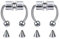 Ozmw 2 Stücke Magnetischer Septum Nasenring, Hufeisenring für Damen Mann, Wiederverwendbar