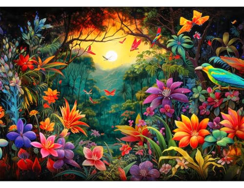 HUADADA Jigsaw Puzzles 1000 Pieces for Adults jigsaw puzzles for adults 1000 Piece Puzzle Educational Games Famous Landscape Puzzle (Wonderland)