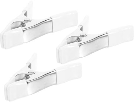 BESTonZON 3 Piezas Abrazaderas De Resorte De Acero Con Recubrimiento De Pvc Clips Para Soporte De Telón De Fondo De Fotografía Accesorios Para Decoración Y Manualidades