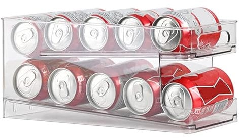 VOSSBACH Kühlschrank Dosen Organizer für 250ml/330ml Getränkedosen Dosenspender Dosenhalter Getränkehalter