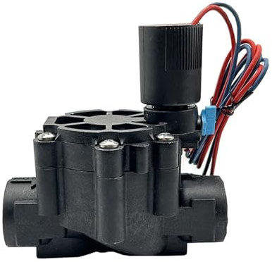 Elettrovalvola for Acqua da 1/2 3/8'' 3/4 1 220V 12V 24V Valvola in Nylon normalmente Chiusa for irrigazione di Giardini agricoli e paesaggi(1,220VAC)