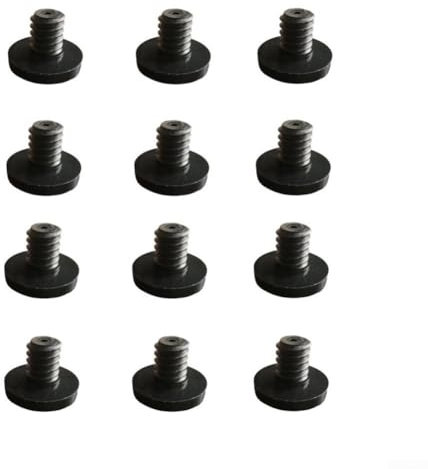 Lot de 12 vis de rechange pour abri de jardin en PETG résistant aux intempéries