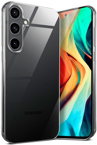 moex für Samsung Galaxy S24 FE Hülle Durchsichtig, Silikon Handyhülle Transparent, Clear Case Ultra Slim, Backcover Schutzhülle Dünn, Silikonhülle Minimalistisch, Aero Case, Klar