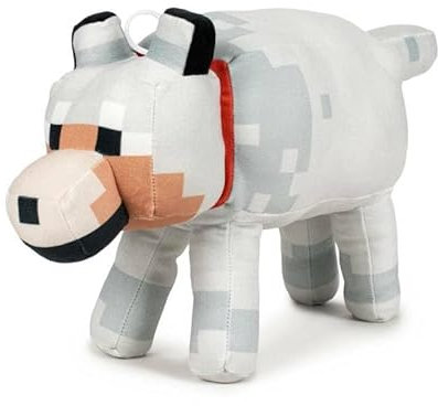 Play by Play Plüschfigur Lupo Figuren Videospiel Enderman Steve Alex Creeper Wolf Lama Ocelot Pork