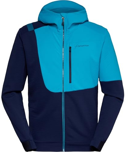 LA SPORTIVA Herren Mood Hoodie Jacke, deep sea-tropic blue, XXL