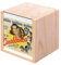 Fabulous Holzbox Box – Altes italienisches Filmplakat Casablanca Retro Poster Kino Vintage 2 (10 x 10 x 10 cm)