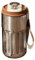 Stainless Steel Travel Coffee Mug 450mL – Vacuum Insulated Thermal Flask with Temperature Display – Reusable Coffee Cup for Home and Travel (Brown)