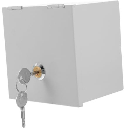 STOBOK Theft Box Socket Outdoor Plug Cover Weatherproof Lockable Cord Protector for Electric Box for Garden Patio Deck Random Color