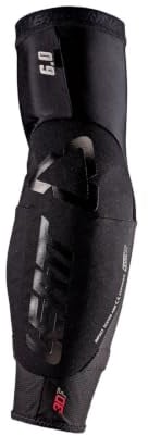 LEATT Ellenbogenschoner MTB 3DF 6.0 Evo – Flexible und atmungsaktive Protektoren | Schwarz | L
