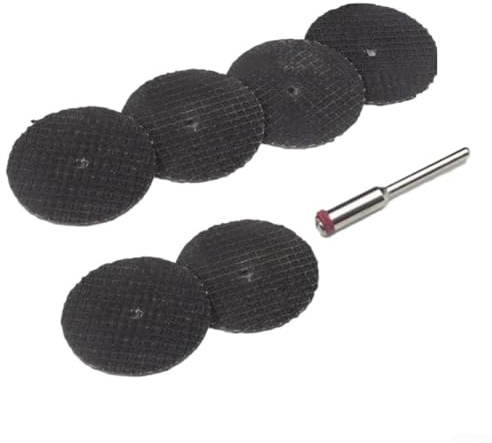 Set di dischi da taglio in acciaio inox per trapano elettrico, include 1 biella e 6 pezzi da taglio (3 mm + 6 pezzi)