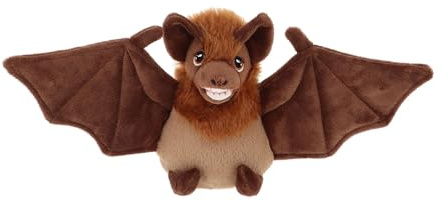 Keel Toys Plush Bat Soft Toy, 15 cm, Brown