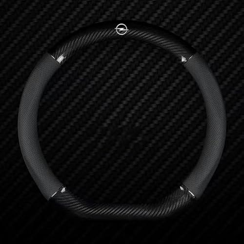 R-timer Auto Lenkradbezug Lenkradschutz für Opel Corsa F 2020-2024 2025, Lenkradbezug Leder, Lenkradhülle für Sommer & Winter Auto-Lenkradabdeckung,D