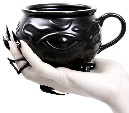 Cauldron Mug dans une boîte cadeau par Rogue + Wolf Harry Potter cadeaux porcelaine 3D nouveauté tasses Halloween thé tasse sorcellerie Wiccan fournitures 14 oz 400ml