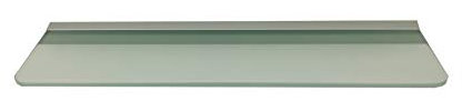 Glasregal 50x12 cm /8mm satiniertes Glas /Wandprofil LINO8 Alu Silber / Glasablage / 3 Regale