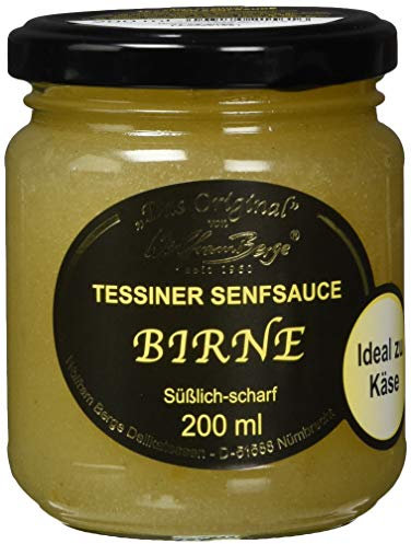 Tess. Birnen-Senfsauce 200ml GL, 3er Pack