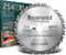 Bayerwald - Lama per sega circolare HM, diametro 254 mm x 2,8 mm x 30 mm, denti alternati (24 denti), taglio grossolano e veloce, legna da ardere e materiali in legno, con fori combinati