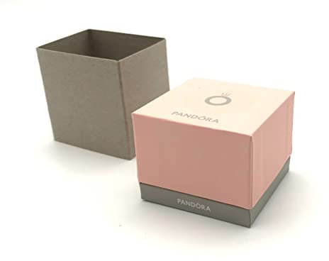 Pandora Women's Pink and Grey Jewellery Small Gift Box For Charms, Limited Edition Expressions
