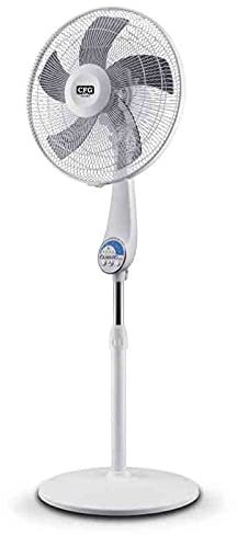 LUCE QUADRA CFG EV094 QUIET 40 WHITE Ventilatore a piantana 5 pale con telecomando